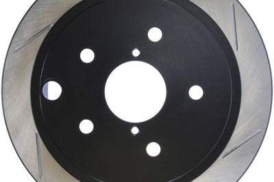 Stoptech StopTech Power Slot 2015 Subaru WRX (w/o EyeSight) Rear Left Slotted Rotor - Brakes Rotors & Pads