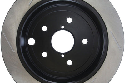 Stoptech StopTech Power Slot 2015 Subaru WRX (w/o EyeSight) Rear Left Slotted Rotor - Brakes Rotors & Pads