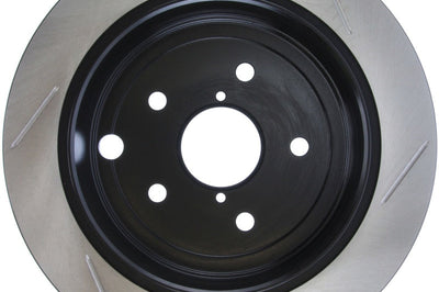 Stoptech StopTech Power Slot 2015 Subaru WRX (w/o EyeSight) Rear Right Slotted Rotor - Brakes Rotors & Pads