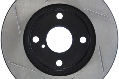 Stoptech StopTech Power Slot 89-93 Mazda Miata SportStop Slotted Front Left Rotor - Brakes Rotors & Pads