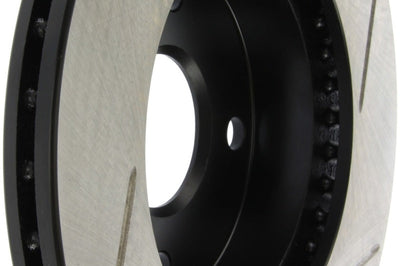 Stoptech StopTech Power Slot 89-93 Mazda Miata SportStop Slotted Front Right Rotor - Brakes Rotors & Pads