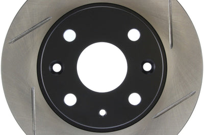 Stoptech StopTech Power Slot 89-93 Mazda Miata SportStop Slotted Rear Left Rotor - Brakes Rotors & Pads