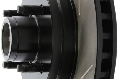 Stoptech StopTech Power Slot 90-93 Ford Mustang 8cy (Exc Cobra Rear Disc) Front Left Slotted Rotor - Brakes Rotors &