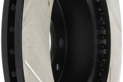 Stoptech StopTech Power Slot 93-95 Mazda RX-7 SportStop Slotted Front Left Rotor - Brakes Rotors & Pads