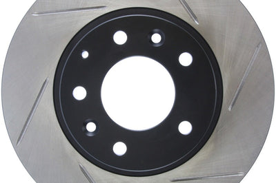 Stoptech StopTech Power Slot 93-95 Mazda RX-7 SportStop Slotted Front Left Rotor - Brakes Rotors & Pads