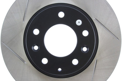 Stoptech StopTech Power Slot 93-95 Mazda RX-7 SportStop Slotted Front Right Rotor - Brakes Rotors & Pads