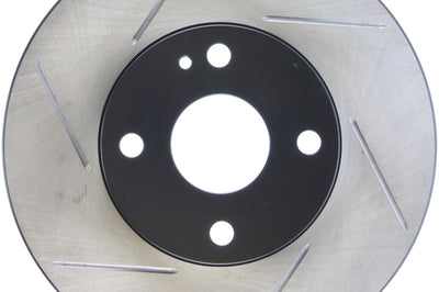 Stoptech StopTech Power Slot 94-97/99-05 Mazda Miata (01-05 Normal Suspension Only) Slotted Front Right Rotor - Brakes
