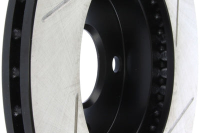 Stoptech StopTech Power Slot 94-97/99-05 Mazda Miata (01-05 Normal Suspension Only) Slotted Front Right Rotor - Brakes