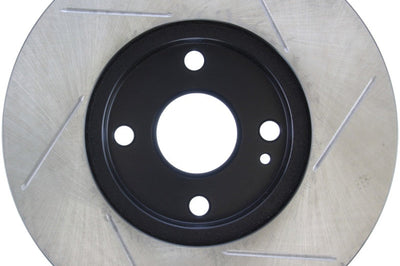 Stoptech StopTech Power Slot 94-97/99-05 Mazda Miata (01-05 Normal Suspension Only) Slotted Front Right Rotor - Brakes