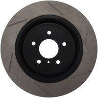 Stoptech StopTech Power Slot Nissan 370z / Infiniti G37 SportStop Slotted Front Left Rotor - Brakes Rotors & Pads
