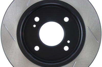 Stoptech StopTech Power Slot Slotted 89-98 240SX w/ or w/o ABS 4 Lug Rear Left Rotor - Brakes Rotors & Pads