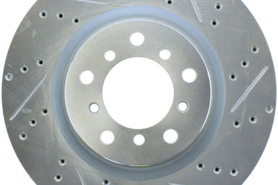 Stoptech StopTech Select Sport 01-06 BMW M3 Slotted & Drilled Front Left Rotor - Brakes Rotors Pads