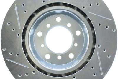 Stoptech StopTech Select Sport 01-06 BMW M3 Slotted & Drilled Front Left Rotor - Brakes Rotors Pads