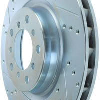 Stoptech StopTech Select Sport 01-06 BMW M3 Slotted & Drilled Front Right Rotor - Brakes Rotors Pads