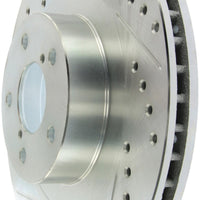 Stoptech StopTech Select Sport 03-08 Subaru Forester Slotted and Drilled Left Front Rotor - Brakes Rotors & Pads