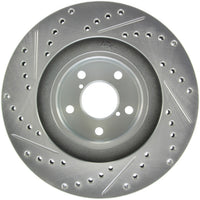 Stoptech StopTech Select Sport 03-08 Subaru Forester Slotted and Drilled Left Front Rotor - Brakes Rotors & Pads