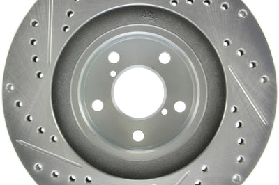 Stoptech StopTech Select Sport 03-08 Subaru Forester Slotted and Drilled Left Front Rotor - Brakes Rotors & Pads