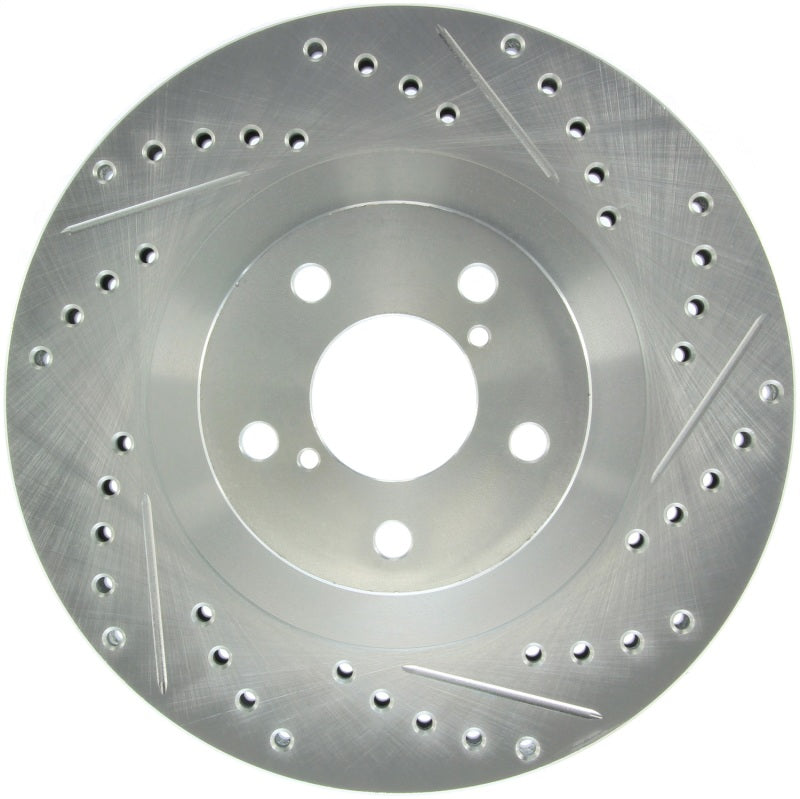 Stoptech StopTech Select Sport 03-08 Subaru Forester Slotted and Drilled Left Front Rotor - Brakes Rotors & Pads