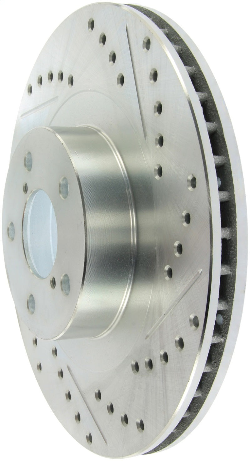 Stoptech StopTech Select Sport 03-08 Subaru Forester Slotted and Drilled Right Front Rotor - Brakes Rotors & Pads