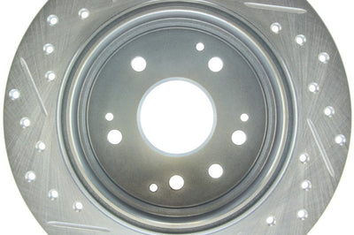 Stoptech StopTech Select Sport 04-08 Acura TL Drilled & Slotted Rear Driver Side Brake Rotor - Brakes Rotors Pads