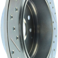 Stoptech StopTech Select Sport 04-08 Acura TL Drilled & Slotted Rear Driver Side Brake Rotor - Brakes Rotors Pads