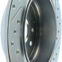 Stoptech StopTech Select Sport 04-08 Acura TL Drilled & Slotted Rear Passenger Side Brake Rotor - Brakes Rotors Pads