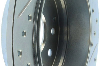 Stoptech StopTech Select Sport 04-08 Acura TL Drilled & Slotted Rear Passenger Side Brake Rotor - Brakes Rotors Pads