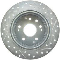 Stoptech StopTech Select Sport 04-08 Acura TL Drilled & Slotted Rear Passenger Side Brake Rotor - Brakes Rotors Pads