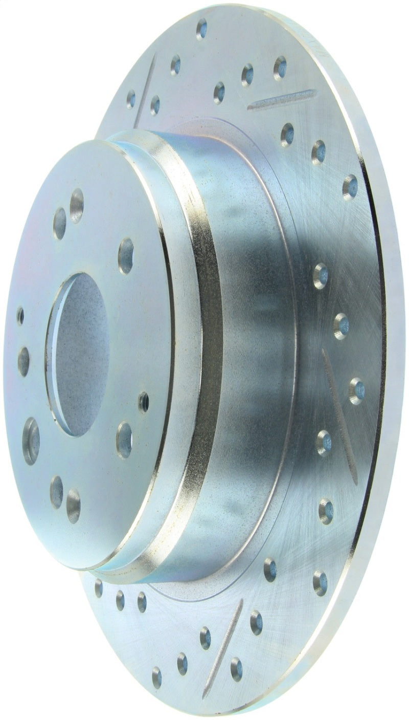 Stoptech StopTech Select Sport 04-08 Acura TL Drilled & Slotted Rear Passenger Side Brake Rotor - Brakes Rotors Pads