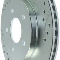 Stoptech StopTech Select Sport 05-10 Ford Mustang GT Slotted and Drilled Rear Left Rotor - Brakes Rotors & Pads