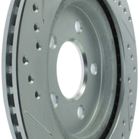 Stoptech StopTech Select Sport 05-10 Ford Mustang GT Slotted and Drilled Rear Left Rotor - Brakes Rotors & Pads