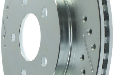 Stoptech StopTech Select Sport 05-10 Ford Mustang GT Slotted and Drilled Rear Right Rotor - Brakes Rotors & Pads