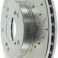 Stoptech StopTech Select Sport 06-08 Honda Civic GX / 98-02 Accord V6 Slotted and Drilled Left Front Rotor - Brakes