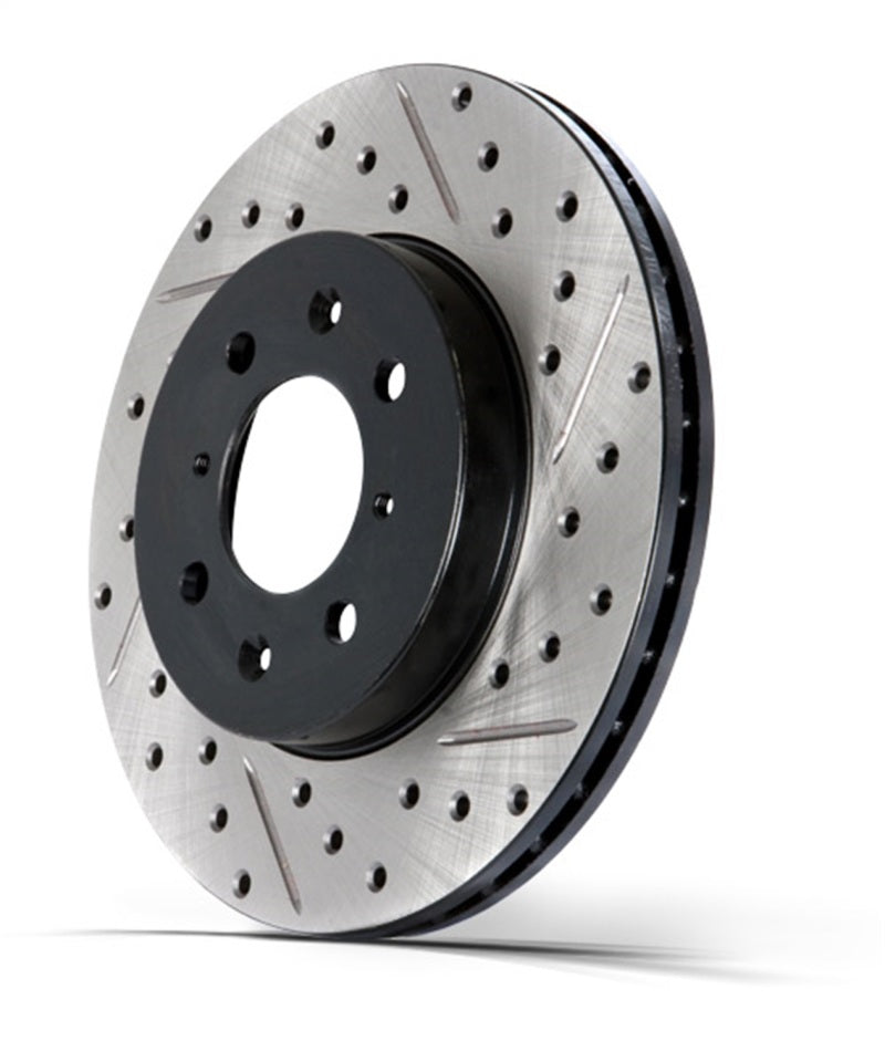 Stoptech StopTech Select Sport 06-15 Dodge Charger/ 05-15 Chrysler 300 Slotted/Drilled Left Rear Brake Rotor - Brakes