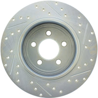 Stoptech StopTech Select Sport 06-15 Dodge Charger/ 05-15 Chrysler 300 Slotted/Drilled Right Rear Brake Rotor - Brakes