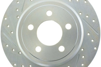 Stoptech StopTech Select Sport 06-15 Dodge Charger/ 05-15 Chrysler 300 Slotted/Drilled Right Rear Brake Rotor - Brakes