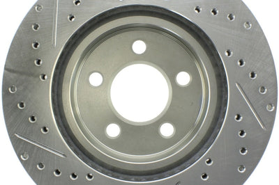 Stoptech StopTech Select Sport 06-17 Dodge Charrger/14-17 Chrysler 300 Slotted & Drilled Front Left Rotor - Brakes