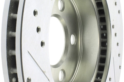 Stoptech StopTech Select Sport 06-17 Dodge Charrger/14-17 Chrysler 300 Slotted & Drilled Front Left Rotor - Brakes