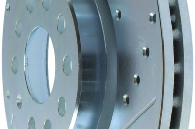 Stoptech StopTech Select Sport 06-17 Volkswagen Jetta Slotted & Drilled Front Left Rotor - Brakes Rotors Pads