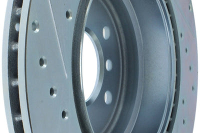 Stoptech StopTech Select Sport 07-13 BMW 335i Slotted & Drilled Vented Left Rear Brake Rotor - Brakes Rotors Pads