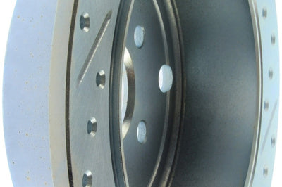 Stoptech StopTech Select Sport 09-13 Subaru Forester Slotted and Drilled Right Rear Rotor - Brakes Rotors & Pads