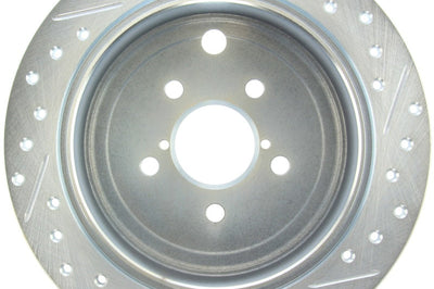 Stoptech StopTech Select Sport 09-13 Subaru Forester Slotted and Drilled Right Rear Rotor - Brakes Rotors & Pads