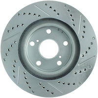 Stoptech StopTech Select Sport 11-16 Toyota Avalon/ 11-17 Camry SportStop Slotted & Drilled Righ Front Rotor - Brakes