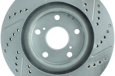 Stoptech StopTech Select Sport 11-16 Toyota Avalon/ 11-17 Camry SportStop Slotted & Drilled Righ Front Rotor - Brakes
