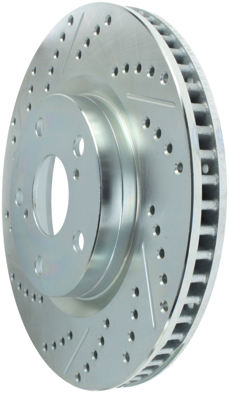 Stoptech StopTech Select Sport 11-16 Toyota Avalon/ 11-17 Camry SportStop Slotted & Drilled Righ Front Rotor - Brakes