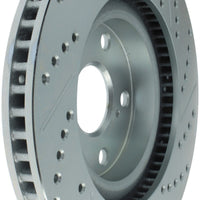 Stoptech StopTech Select Sport 11-16 Toyota Avalon/ 11-17 Camry SportStop Slotted & Drilled Righ Front Rotor - Brakes
