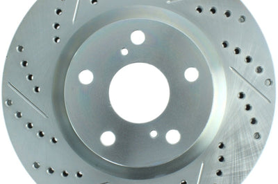 Stoptech StopTech Select Sport 11-16 Toyota Avalon/ 11-17 Camry SportStop Slotted & Drilled Righ Front Rotor - Brakes