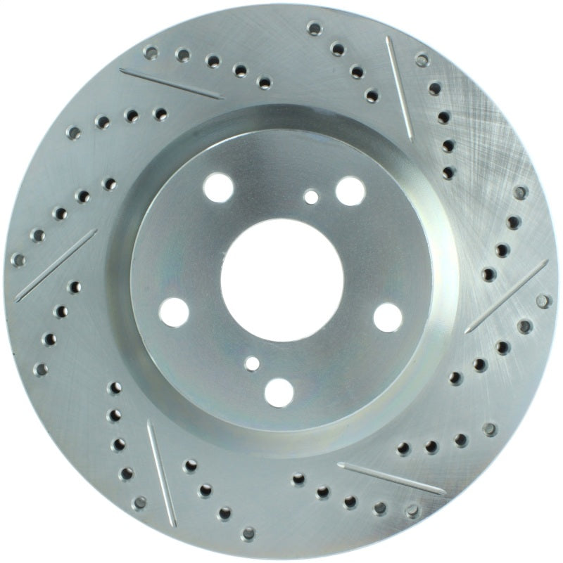 Stoptech StopTech Select Sport 11-16 Toyota Avalon/ 11-17 Camry SportStop Slotted & Drilled Left Front Rotor - Brakes