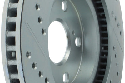 Stoptech StopTech Select Sport 11-16 Toyota Avalon/ 11-17 Camry SportStop Slotted & Drilled Left Front Rotor - Brakes