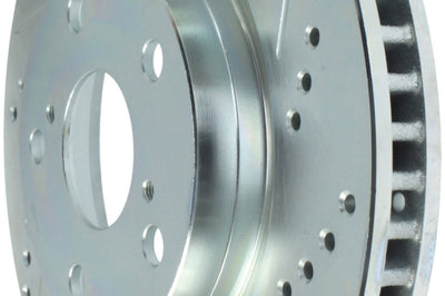Stoptech StopTech Select Sport 11-16 Toyota Avalon/ 11-17 Camry SportStop Slotted & Drilled Left Front Rotor - Brakes